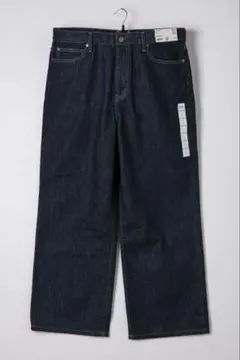 ＊ユニクロ　ワイドストレートジーンズ　32インチ　タグ付き＊