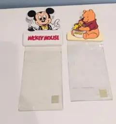 ディズニーランドチケットホルダー　ミッキー　プーさん