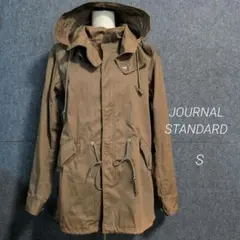 JOURNAL STANDARD フード付きブラウンジャケット　cotton