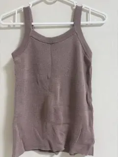 GRL ニットラメタンクトップ