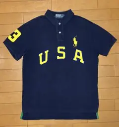ラルフローレン ポロシャツ ビッグポニー Y2K チーフキーフ ナンバリング M ラルフローレン ポロシャツ ビッグポニー USA ナンバリング