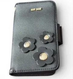 MARY QUANT 手帳型スマホケース iPhone7/8/SEミラー付き