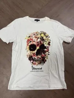 特価　URBAN RESEARCH 花柄スカルTシャツ 38