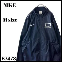 海外古着 NIKE ナイキ ジップアップジャケット ブルゾン ネイビー メンズM