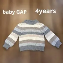baby GAP ボーダーニット　4years