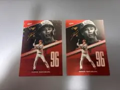 中村奨成　カード　キラ　2枚セット