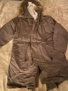 ローリーズファーム　ミリタリーコート　フリーサイズ　中ボア取り外し可能