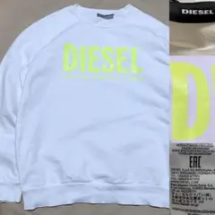 DIESEL ディーゼル スウェット XL トレーナー ホワイト プルオーバー