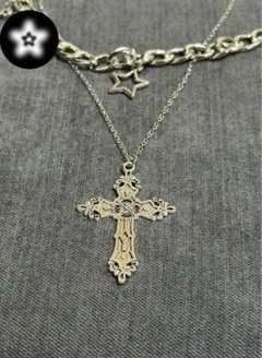 y2k/grunge Silver Necklace