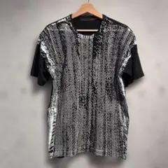 00s Mossimo Sport メッシュTシャツ ブラック ホワイト Y2Kのサムネイル