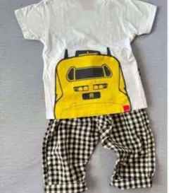 OJICOオジコ　半袖Tシャツ「MY DOCTORマイドクター」　チェックパンツ