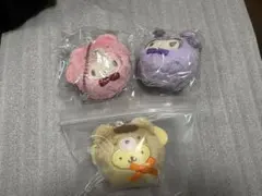 起き上がりぬいぐるみマスコット　ポムポムプリン　マイメロ　クロミ