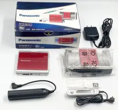 再生OK 極美品　動作良好！　Panasonic SJ-MJ59 MDプレーヤー Amazon.co.jp: パナソニック ポータブルMDプレーヤー ブルー SJ