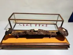 武比古作●純銀◆「鶴と亀」◆銀製 置物 ◆縁起物◆元箱入り◆ 極美品 武比古作 純銀999 鶴亀 松竹梅 置物 銀細工 伝統工芸ガラス