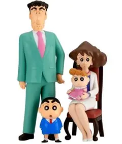クレヨンしんちゃん 野原家フィギュア