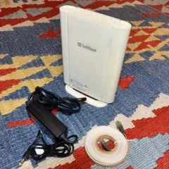 S.Wi-Fi無線LANルーター ホワイト4ポート+ACアダプタ+LANケーブル