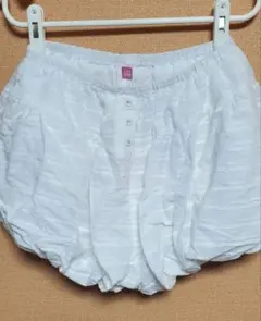 新品未使用 Sinoon ホワイト ショートパンツ バルーンパンツ M