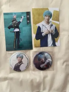 刀ミュ　一期一振　ブロマイド　缶バッジ