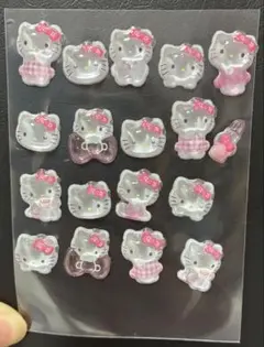 正規品　サンリオmini ボンボンドロップシール　ピンクキティ おすそわけセット