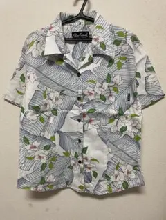 Sunfriend 半袖シャツ 植物柄