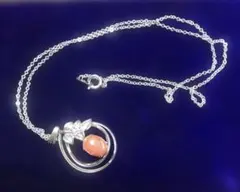 珊瑚　ネックレス　ヴィンテージアクセサリー