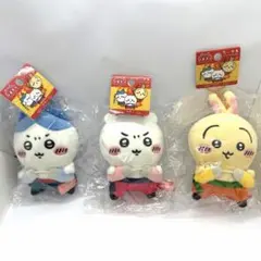 香港限定】海外限定 ちいかわ うさぎ ハチワレ 3セット ぬいぐるみ