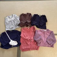 子供服　トレーナー　90 まとめ売り　プティマイン　SLAP SLIP 西松屋