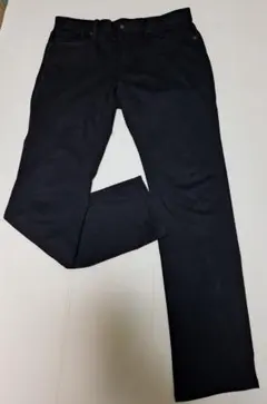 美品質　UNIQLO　GU ブラック　ストレート　チノパンツ　ストレッチ　32