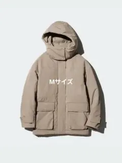 Mサイズ UNIQLO ユニクロ ハイブリッドダウンコート ベージュ