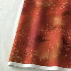 (1点限定) 綿100%ムラ染め風プリント生地/USA/紅茶系/2m