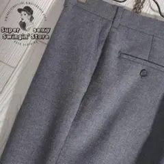 リーバイス アクションスラックス W35相当 ネイビー センタープレス