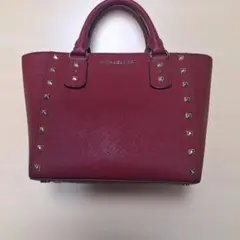MICHAEL KORS バーガンディ ハンドバッグ