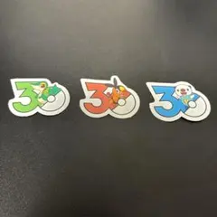ポケモンファン 30周年ロゴ ステッカー ツタージャ ポカブ ミジュマル