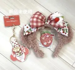 シェリーメイ♡ハートフェルトストロベリーギフト♡カチューシャ ホルダーセット♡