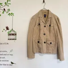 GAP /コーデュロイジャケット ベージュ サイズ10