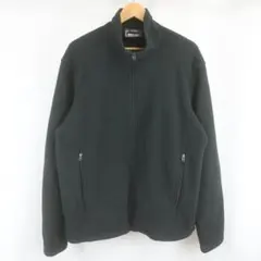 REI ロゴ 刺繍 オーバーサイズ フリース ハイネック ジップ ジャケット