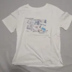 GLOBAL WORK 半袖 Tシャツ ホワイト Mサイズのサムネイル