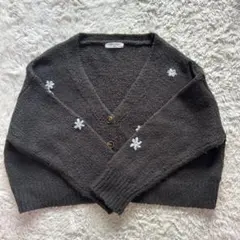 Samansa Mos2 カーディガン フリーサイズ