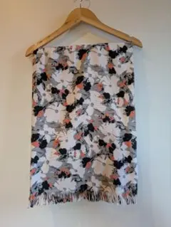 花柄 大判 マフラー