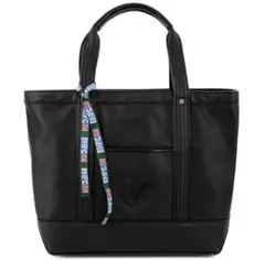 ビバリーヒルズ ポロクラブ トートバッグ ブラック A4サイズ収納可　レザー