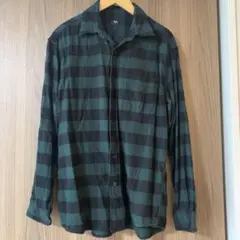 UNIQLO ユニクロ フランネルチェックシャツ M（再値下げ）