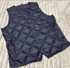 人気SHIPS TAION コラボダウンベスト ネイビー