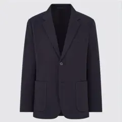 コンフォート2Bジャケット　ネイビーL(丈短め)