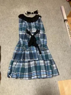 axes femme kawaii タータンチェックワンピース&ジャケットセット