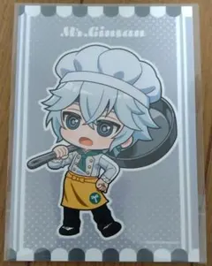 ウォーターチャレンジ　コラボカフェブロマイドL版　ミスター銀さん