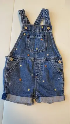 GAP サロペット　オーバーオール　花柄　花刺繍