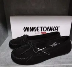 ミネトンカ MINNETONKA モカシン ブラック 24㎝