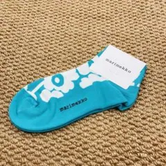 marimekko アンクルソックス ブルー ホワイトのサムネイル