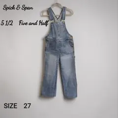 Spick & Span ベイクルーズ フレアライン オーバーオールサロペット