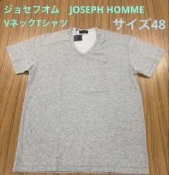 【未使用美品】JOSEPH HOMME☆ジョセフオム☆半袖☆Tシャツ☆杢グレー☆のサムネイル